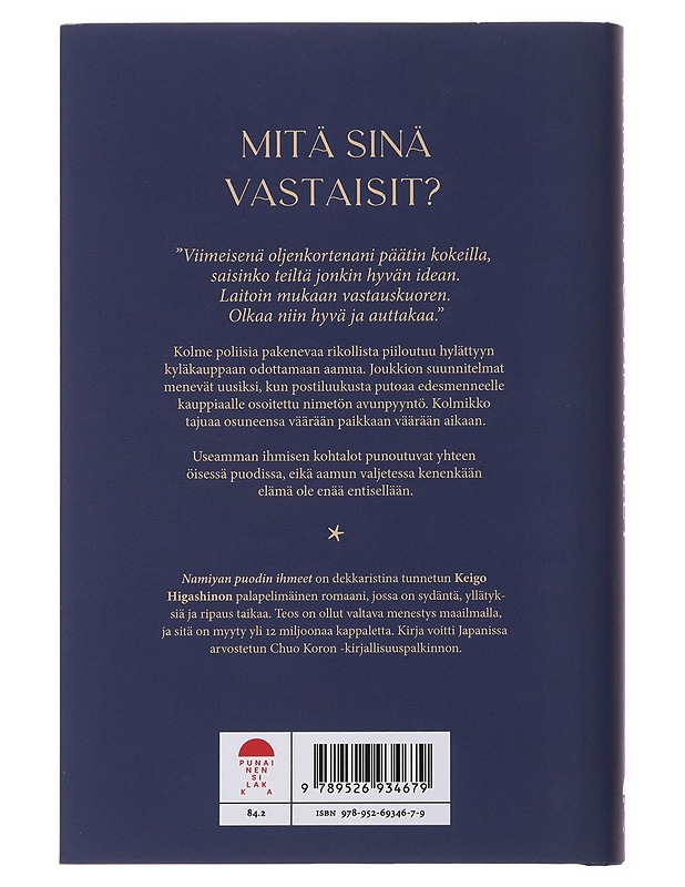 Namiyan puodin ihmeet - Higashino, Keigo - Romaanit ja novellit - 10105504181 - 1