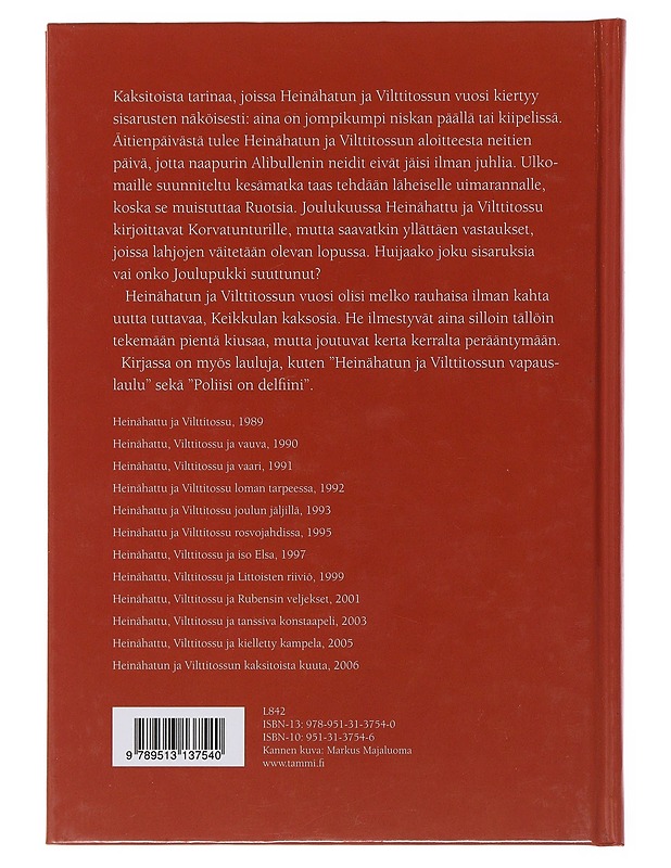 Heinähatun ja Vilttitossun kaksitoista kuuta - Nopola, Sinikka - Lastenkirjat - 10105504177 - 1