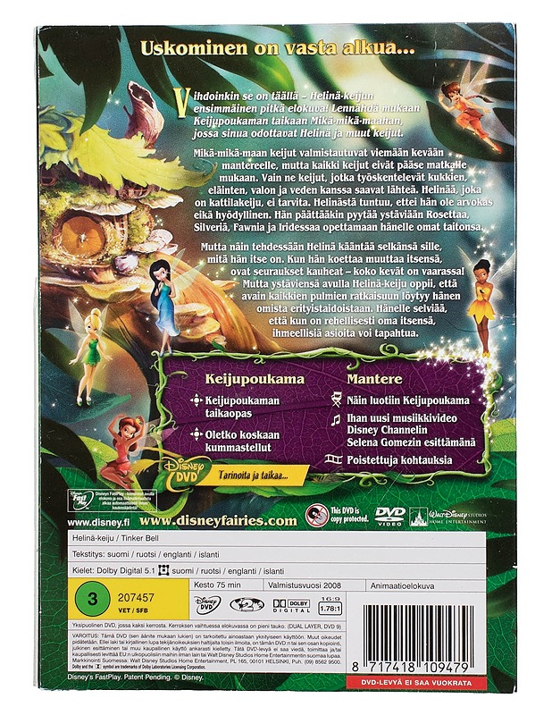 Helinä-keiju - DVD - DVD-elokuvat - 10105504202 - 1