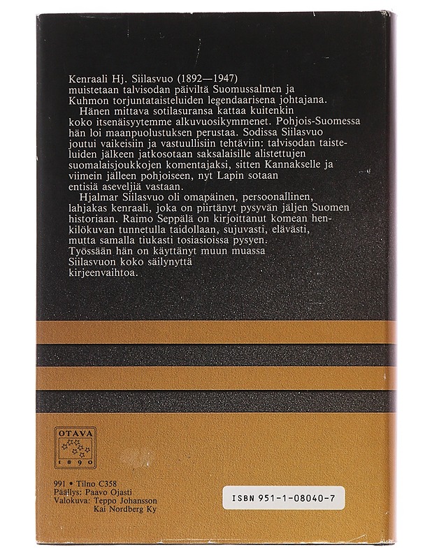 Kenraali ja pahat linnut - Raimo Seppälä - Elämäkerrat ja muistelmat - 10105504220 - 1