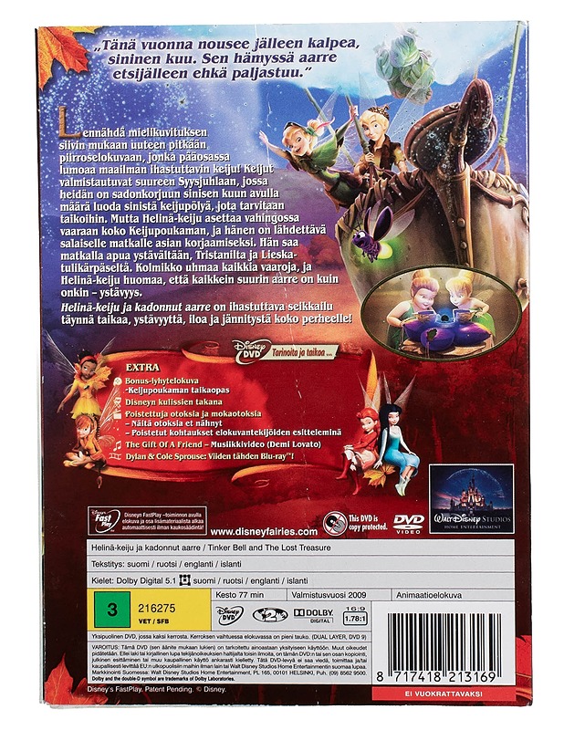 Helinä Keiju ja Kadonnut aarre - DVD - DVD-elokuvat - 10105504226 - 1