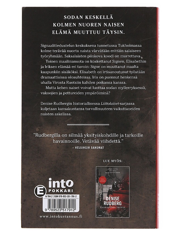 Salainen koodi - Rudberg, Denise - Romaanit ja novellit - 10105504240 - 1