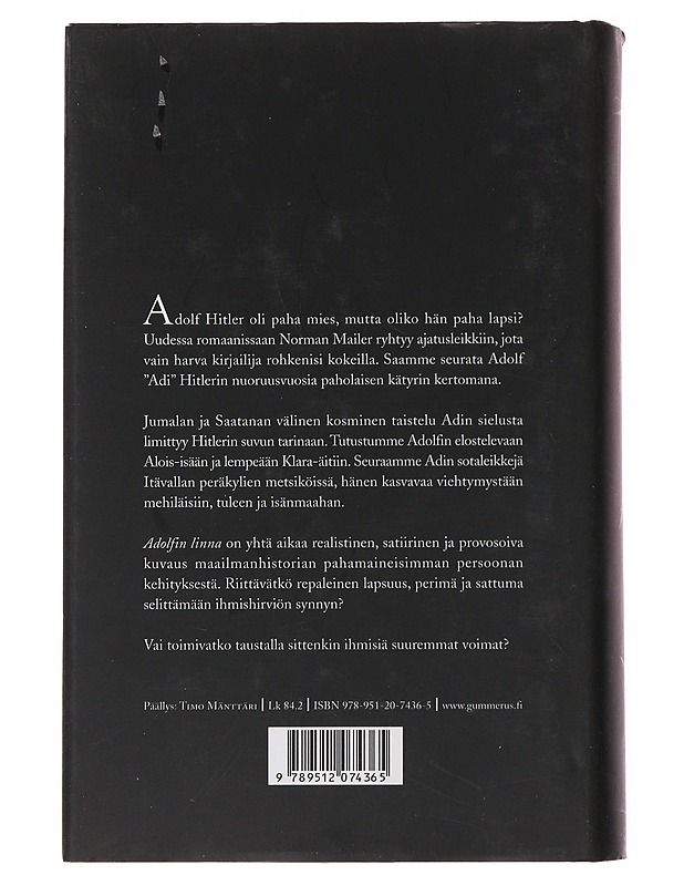 Adolfin linna - Mailer, Norman - Historiakirjat - 10105504253 - 1