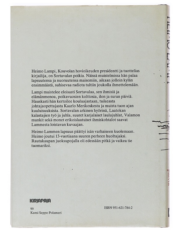 Sortavalan päiviä - Heimo Lampi - Elämäkerrat ja muistelmat - 10105504280 - 1
