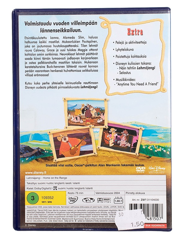 Lehmäjengi - DVD - DVD-elokuvat - 10105504300 - 1
