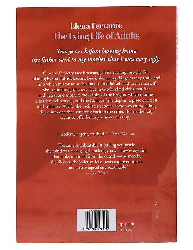 The Lying Life of Adults - Elena Ferrante - Kaunokirjallisuus - 10105504309 - 1