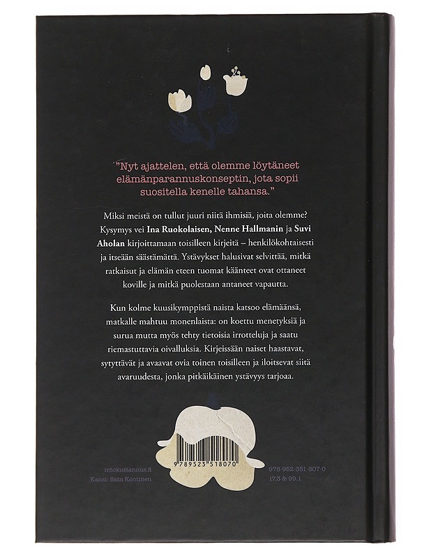 Kolmen naisen kirjeitä : rakkaudesta, surusta ja luopumisesta - Ruokolainen, Ina - Elämäkerrat ja muistelmat - 10105504303 - 1