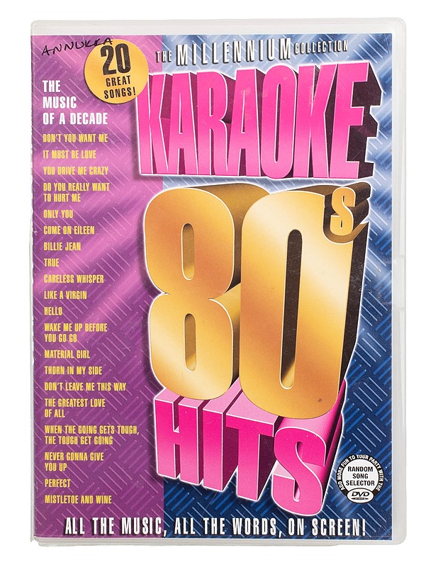 Karaoke 80's hits - DVD - DVD-elokuvat - 10105504308 - 0