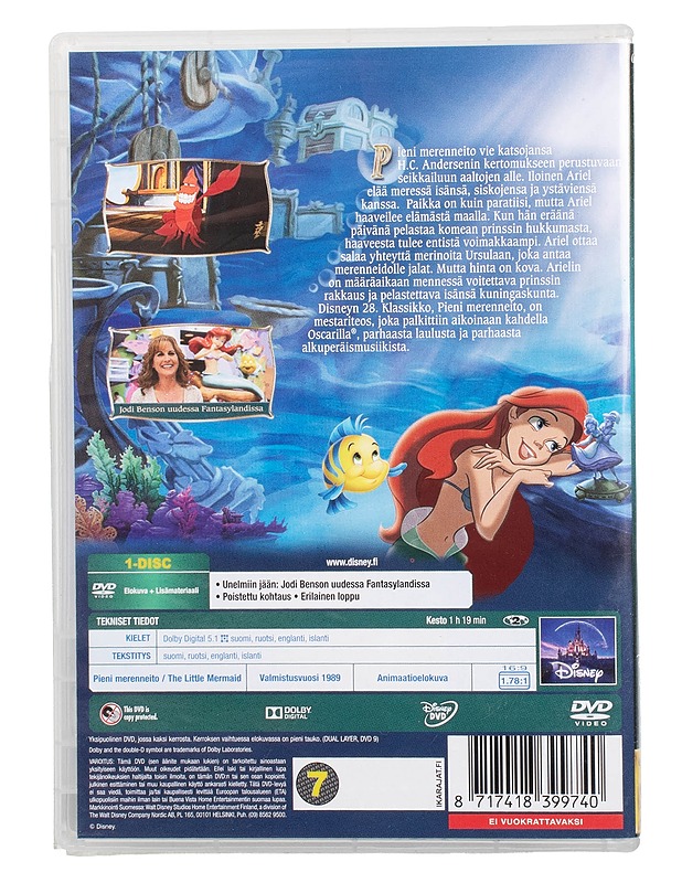 Pieni merenneito - DVD - DVD-elokuvat - 10105504343 - 1