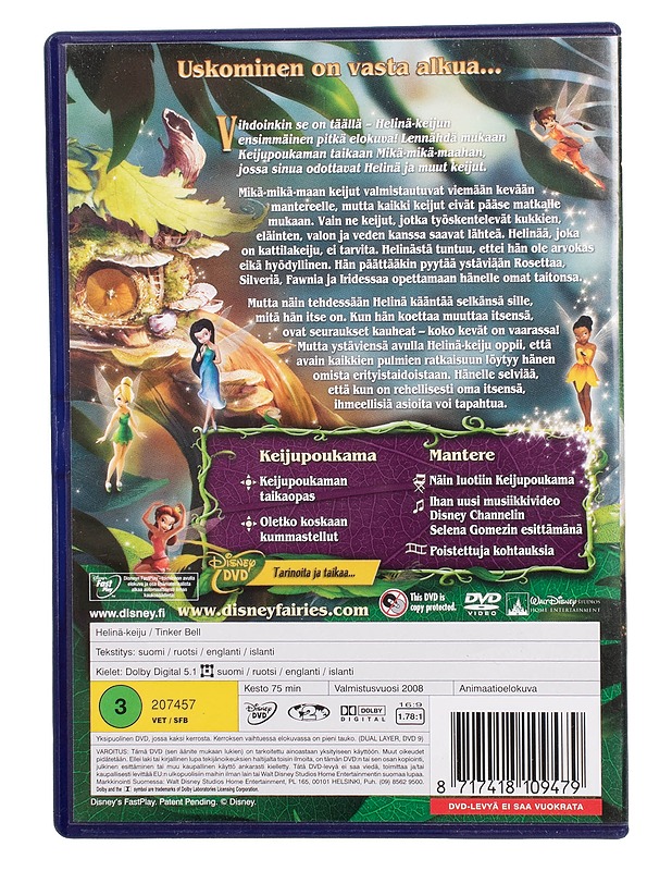 Helinä-keiju - DVD - DVD-elokuvat - 10105504359 - 1