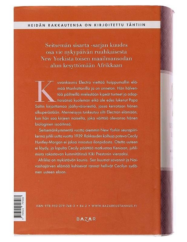 Auringon sisar : Electran tarina - Riley, Lucinda - Kaunokirjallisuus - 10105504376 - 1