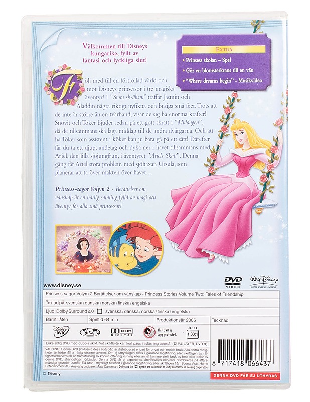 Prinsess-sagor volym 2, Berättelser om vänskap - DVD - DVD-elokuvat - 10105504380 - 1