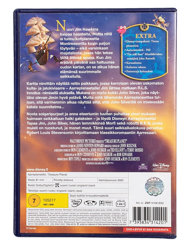 Aarreplaneetta - DVD - DVD-elokuvat - 10105504424 - 1