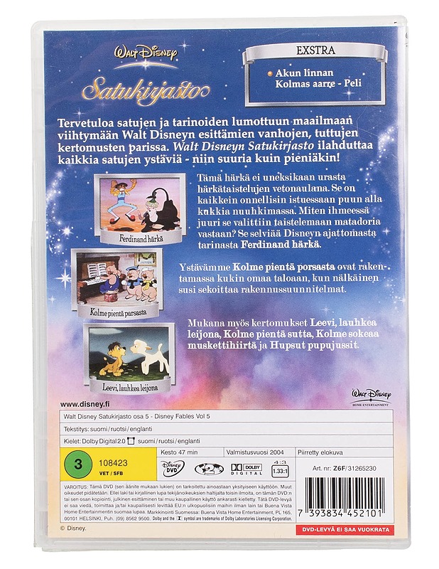 Satukirjasto osa 5 - DVD - DVD-elokuvat - 10105504430 - 1