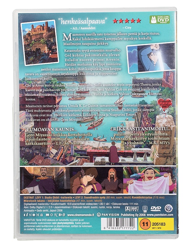 Maameren tarinat - DVD - DVD-elokuvat - 10105504458 - 1