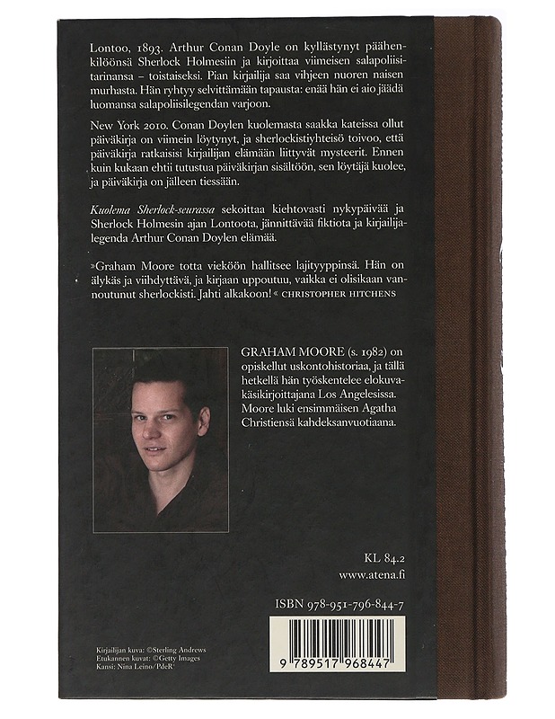 Kuolema Sherlock-seurassa - Moore, Graham - Jännitys ja dekkarit - 10105504474 - 1