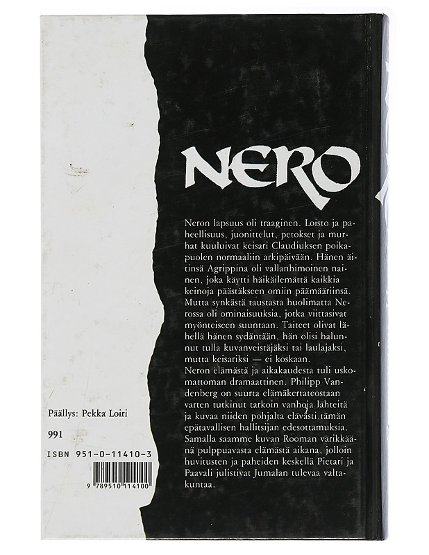 Nero : keisari ja jumala, taiteilija ja narri - Vandenberg, Philipp - Elämäkerrat ja muistelmat - 10105504479 - 1