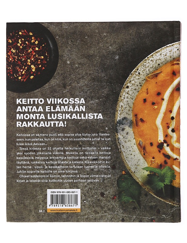 52 keittoa - Bergqvist, Ylva - Ruokakirjat - 10105504490 - 1