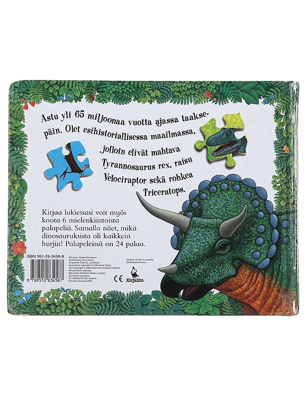 Dinosaurukset : Palapelikirja - Sharp, Anne - Lastenkirjat - 10105504494 - 1