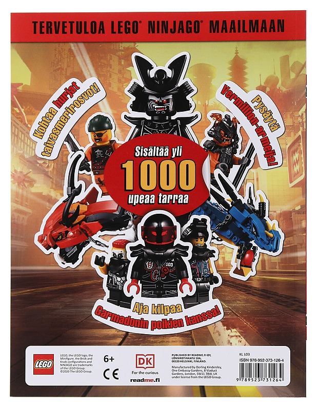 Lego Ninjago lasten ensyklopedia - Bonke, Sini - Lastenkirjat - 10105504500 - 1