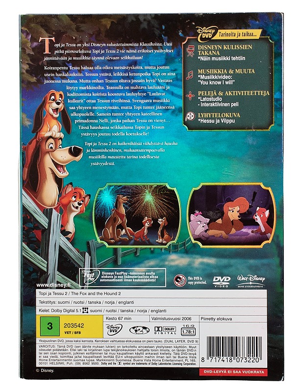 Topi ja Tessu 2 - DVD - DVD-elokuvat - 10105504515 - 1