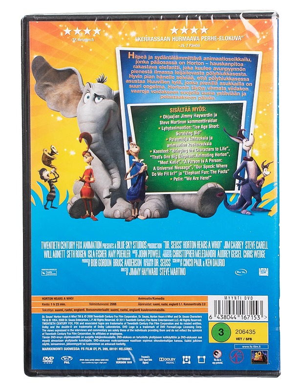 Dr.Seussin Horton - DVD - DVD-elokuvat - 10105504517 - 1