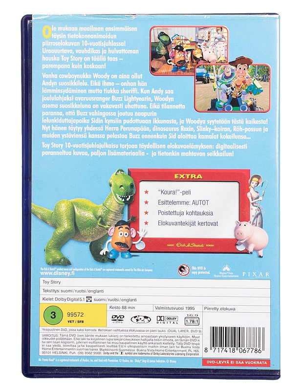 Toy story 10 vuotta juhlajulkaisu -  DVD - DVD-elokuvat - 10105504530 - 1