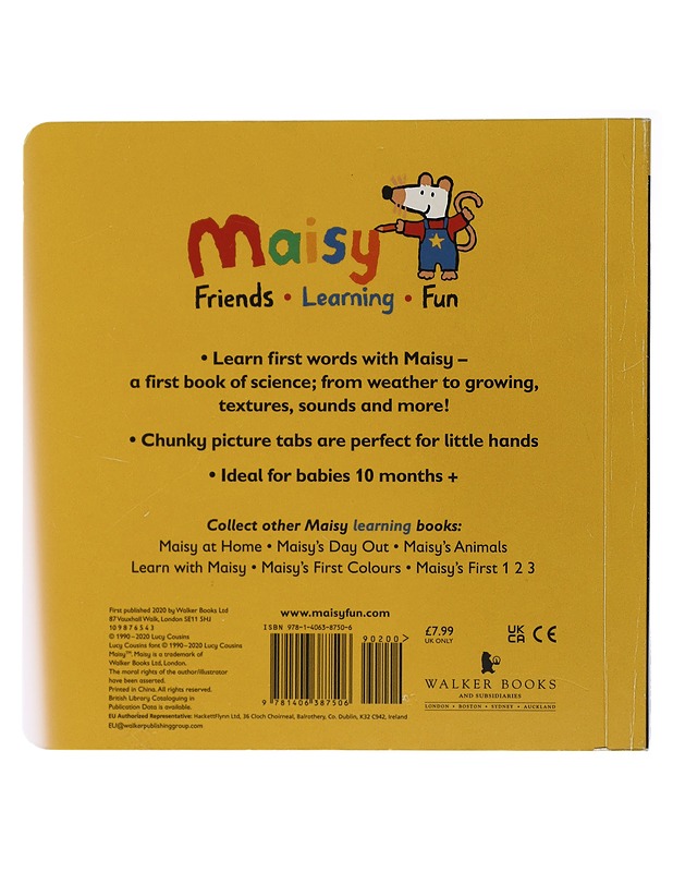 Maisy's science - Lucy Cousins - Lastenkirjat - 10105504531 - 1