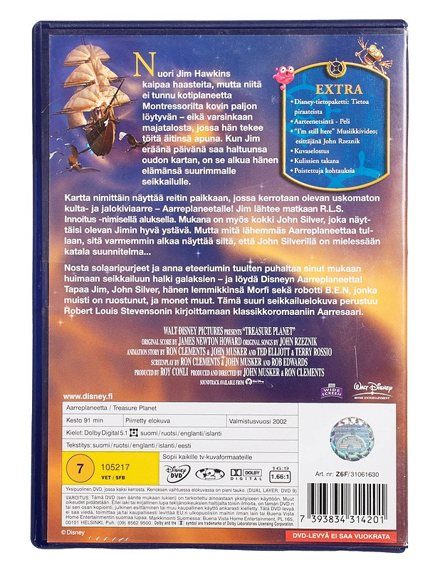 Aarreplaneetta - DVD - DVD-elokuvat - 10105504534 - 1