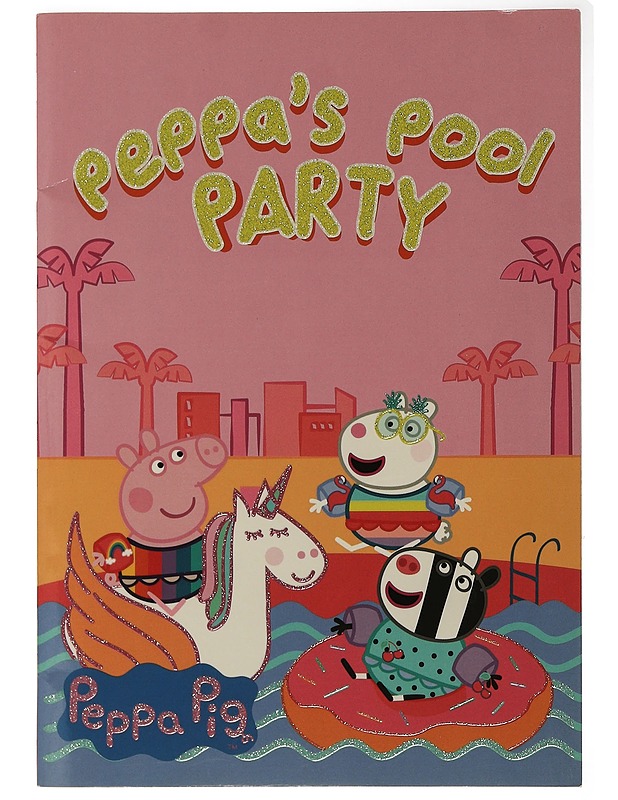 Peppa's pool party värityskirja - Lastenkirjat - 10105504603 - 0