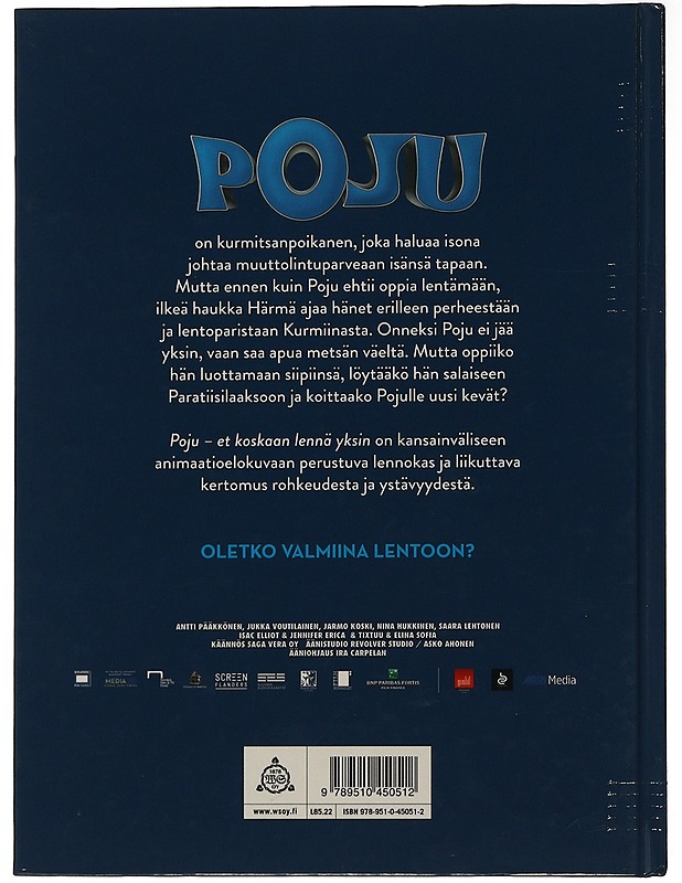 Poju - et koskaan lennä yksin - Styrmir Gudlaugsson - Lastenkirjat - 10105504613 - 1