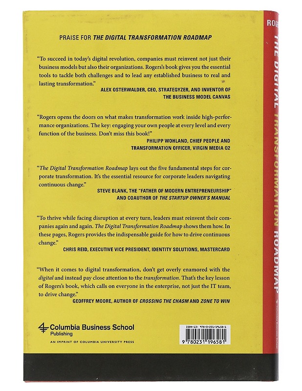 The digital transformation roadmap - David L. Rogers - Romaanit ja novellit - 10105504702 - 1