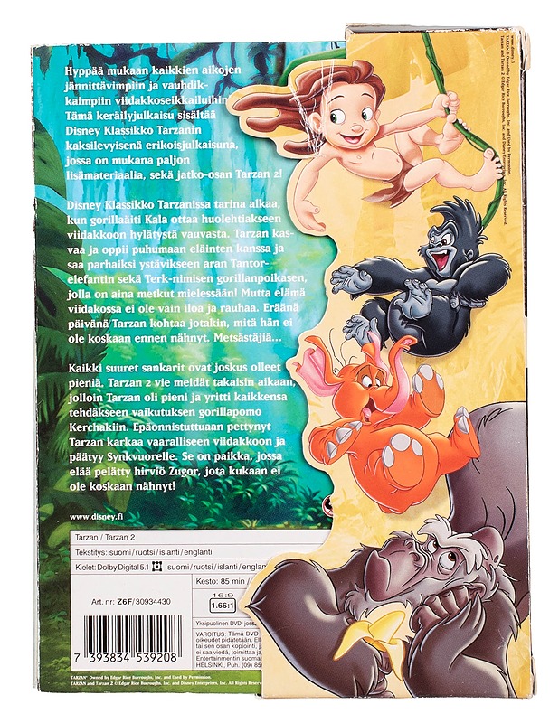 Tarzan ja Tarzan 2 - DVD - DVD-elokuvat - 10105504700 - 1