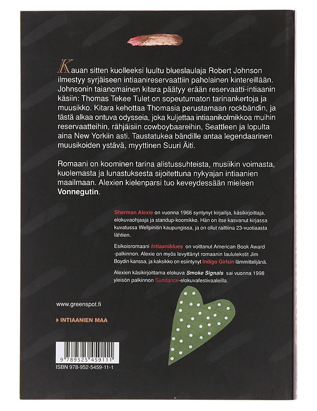 Intiaaniblues - Alexie, Sherman - Romaanit ja novellit - 10105504789 - 1