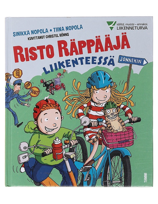 Risto Räppääjä liikenteessä - Nopola, Sinikka - Lastenkirjat - 10105504797 - 0