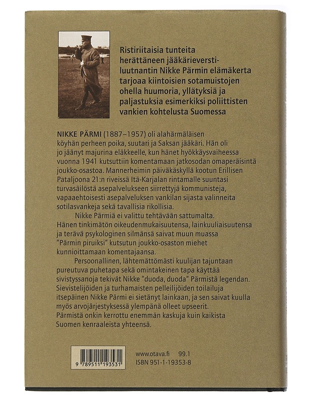 Mies ja pirut : Nikke Pärmin elämä - Eeva-Kaisa Ahtiainen - Elämäkerrat ja muistelmat - 10105504821 - 1