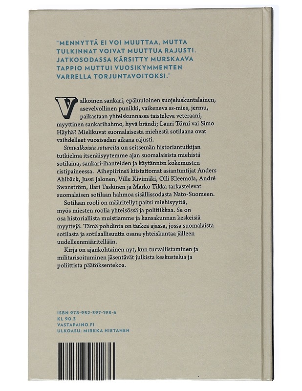 Sinivalkoisia sotureita - Marko Tikka - Historiakirjat - 10105504829 - 1