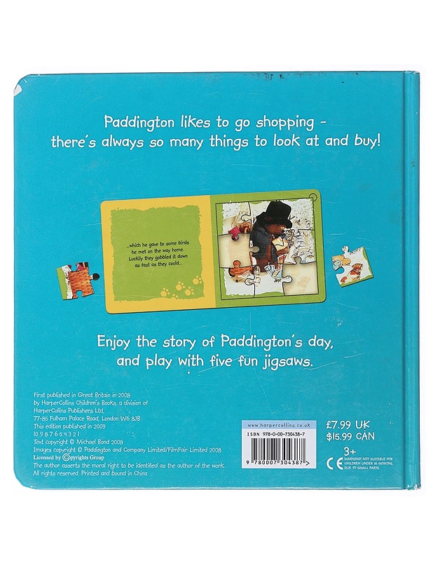 Paddington Goes Shopping : With 5 Fun Jigsaws! - Michael Bond - Lastenkirjat - 10105504833 - 1
