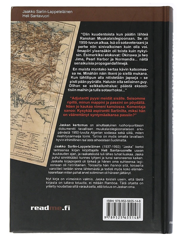 Legioonan sotilas - Sarlin-Lappeteläinen, Jaakko, Santavuori, Heli - Elämäkerrat ja muistelmat - 10105504835 - 1