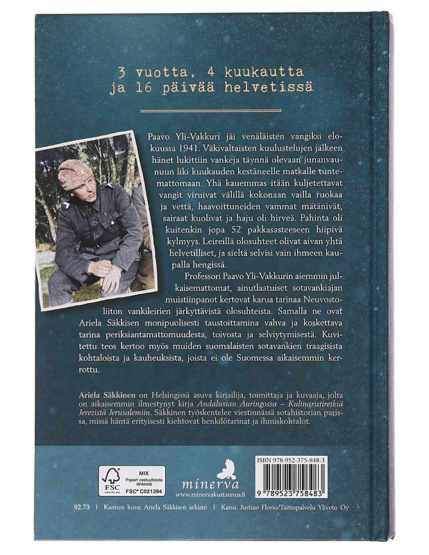 Pahinta oli kylmyys - Säkkinen , Ariela  - Historiakirjat - 10105504841 - 1