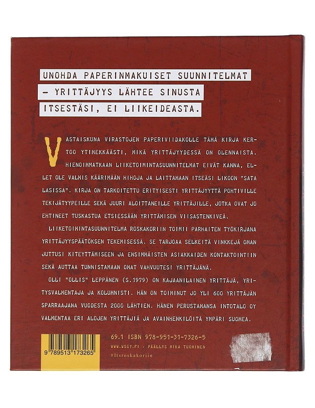 Liiketoimintasuunnitelma roskakoriin! - Ollis Leppänen - Harrastekirjat - 10105504853 - 1