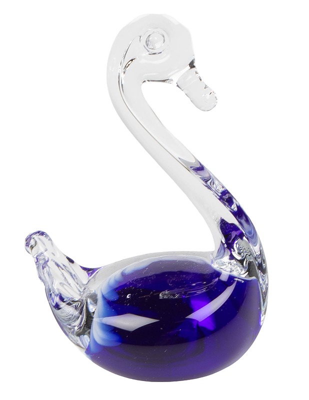 Lasijoutsen, 3 kpl - Koriste-esineet - 10105504885 - 3