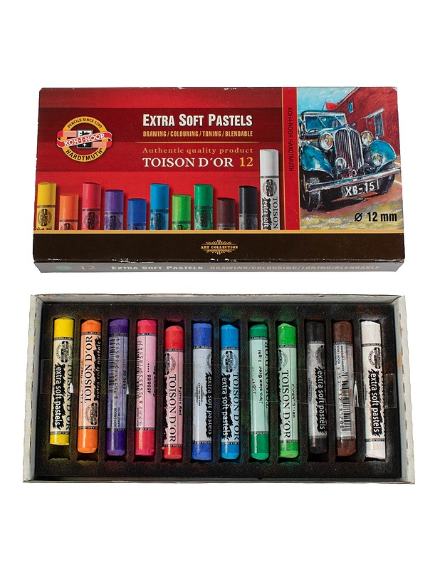 KOH-I-NOOR Toison d'or 12 Extra Soft Pastels pastelliliidut - Askartelu - 10105504925 - 0