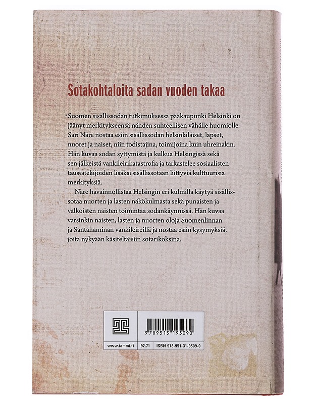 Helsinki veressä - Näre, Sari - Elämäkerrat ja muistelmat - 10105504952 - 1