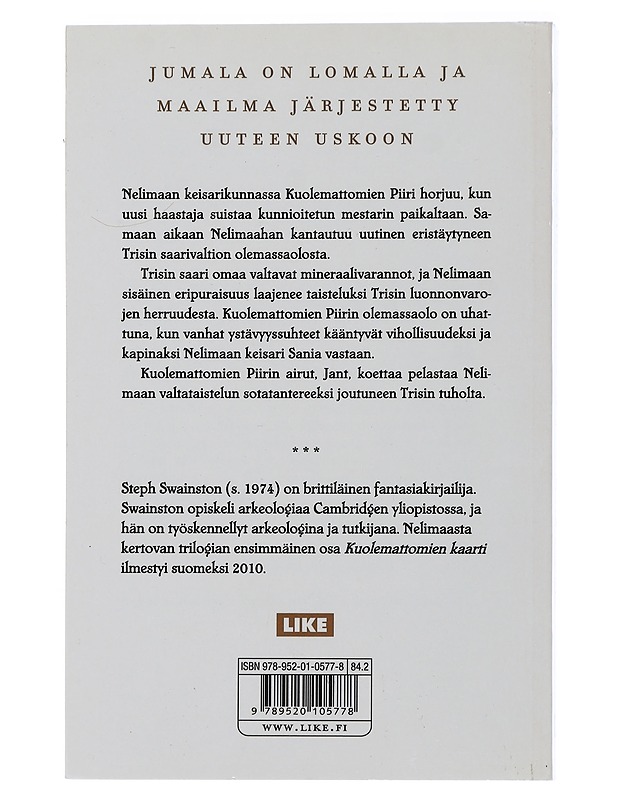 Aika on lahjoista suurin - Swainston, Steph - Fantasia- ja scifi - 10105504961 - 1