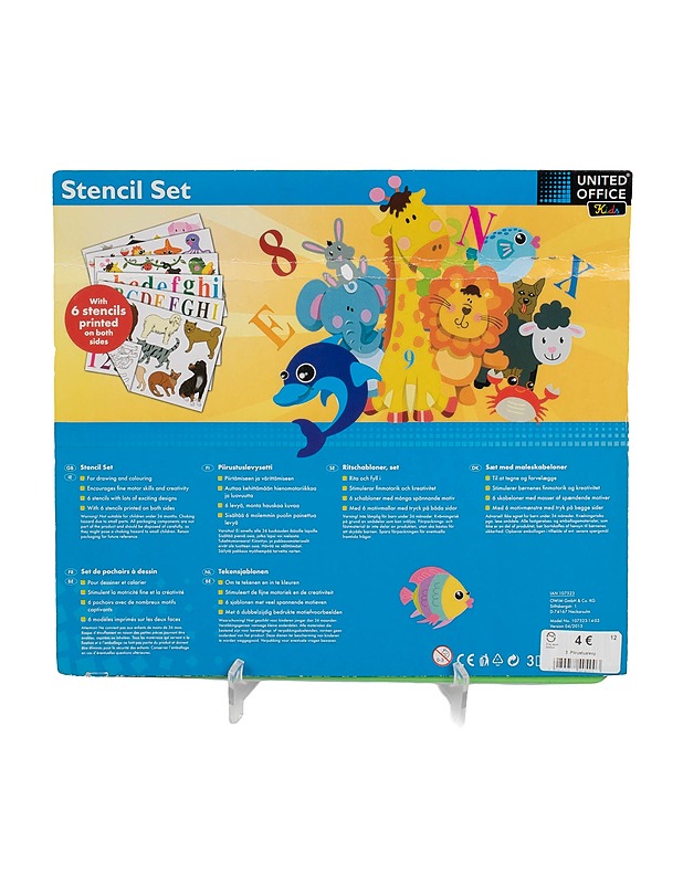 UNITED OFFICE Kids piirustuslevysetti - Askartelu - 10105504967 - 1
