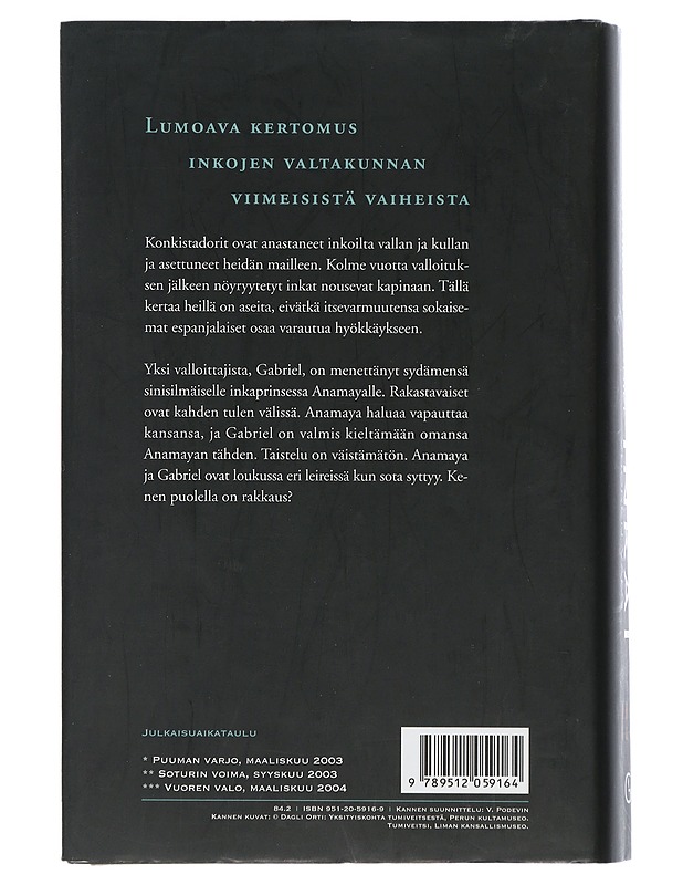 Inkat : 3. vuoren valo - Daniel, Antoine B. - Historiakirjat - 10105504969 - 1