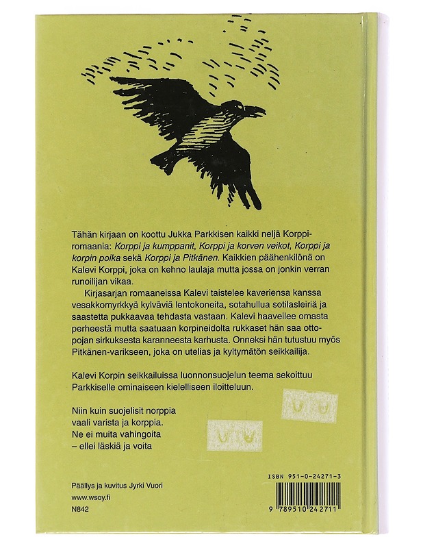Kalevi Korpin seikkailut - Parkkinen, Jukka - Lastenkirjat - 10105504973 - 1