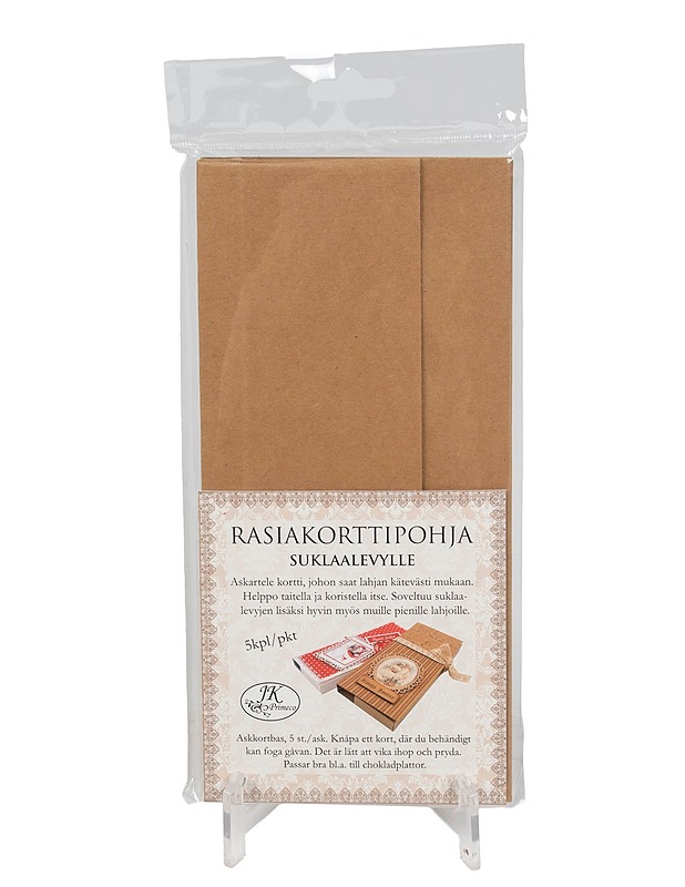 JK PRIMECO rasiakorttipohja suklaalevylle - Askartelu - 10105504982 - 0