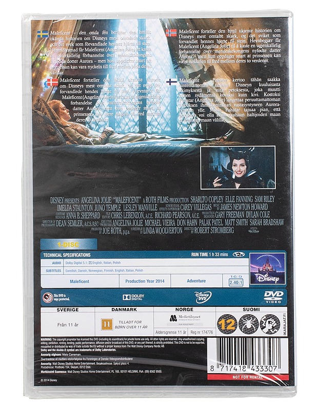 Maleficent - DVD - DVD-elokuvat - 10105504990 - 1
